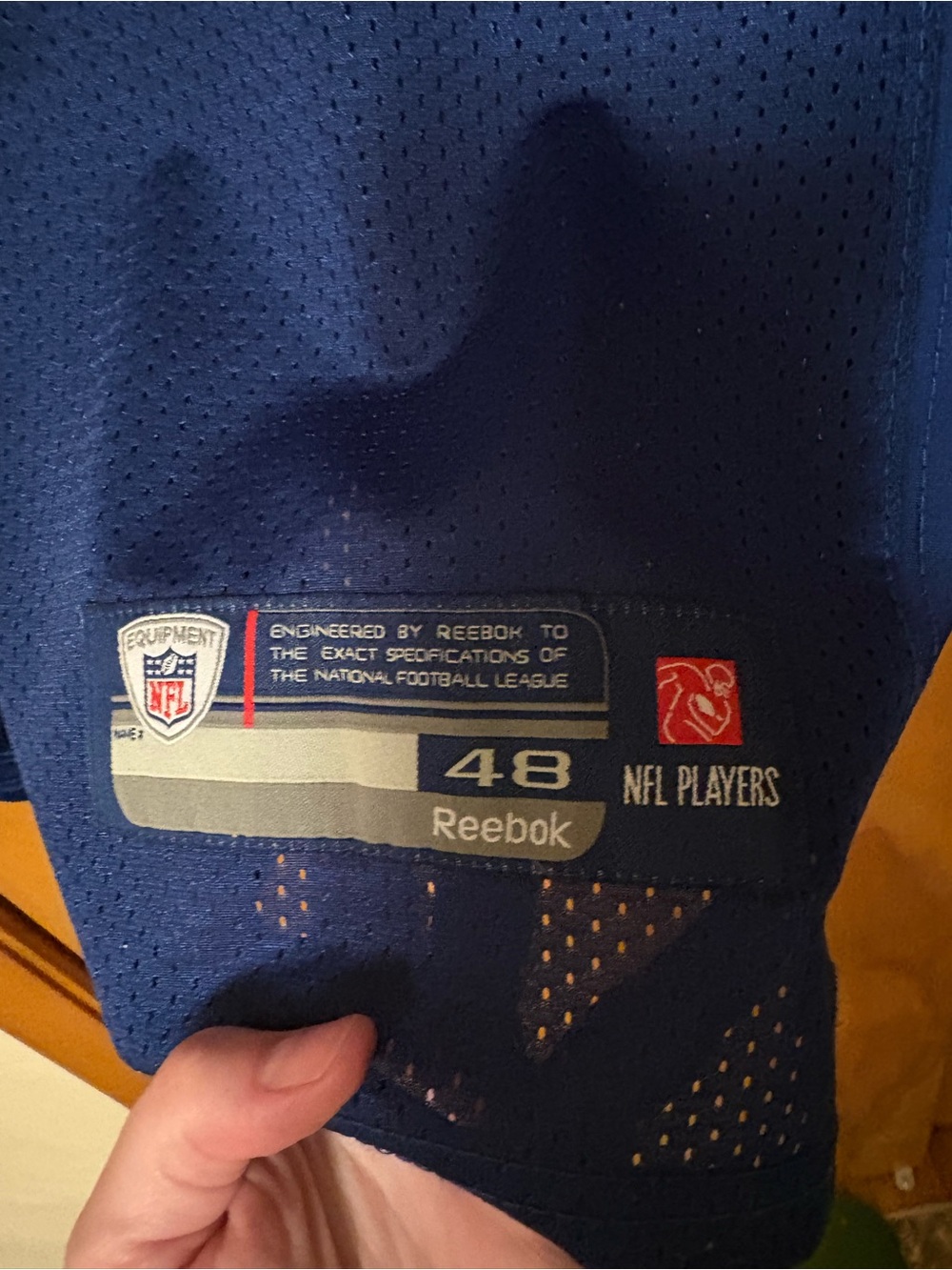Peyton Manning #18 Indianapolis Colts NFL Jersey - Blue & White size 48 - Picture 2 of 6